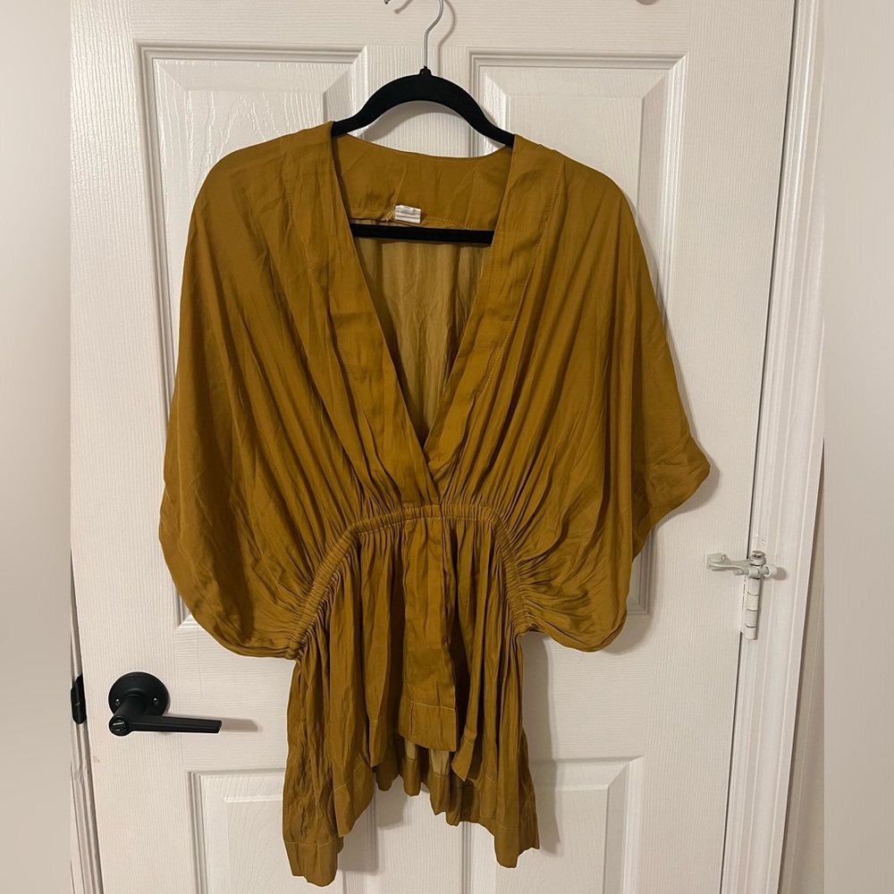Gold blouse